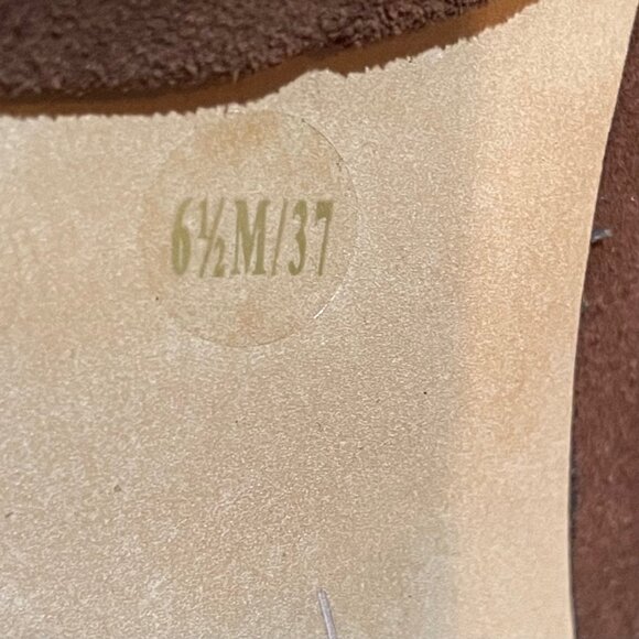 Jessica Simpson Kaiyah Ankle Boots Womens 6.5 M Brown Suede Side Zip Block Heel - Picture 15 of 16